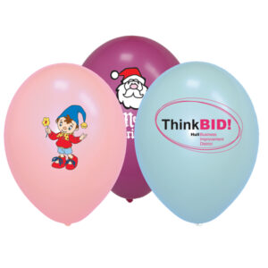 Printed Balloons 10 Inch In Pastel Colours
