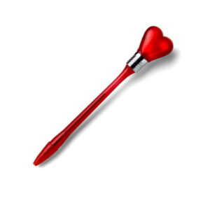 Flashing Heart Pen