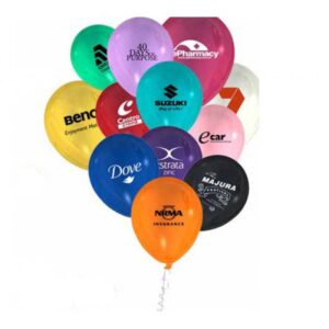 Printed Balloons 12 Inch In Pastel Colours