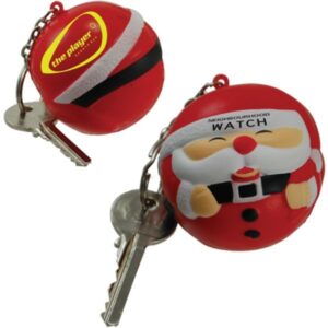 Stress Father Christmas Keyring