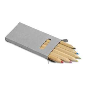 Six Colour Pencil Set