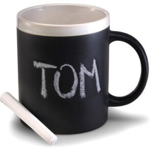 Ceramic Mugs with Chalks