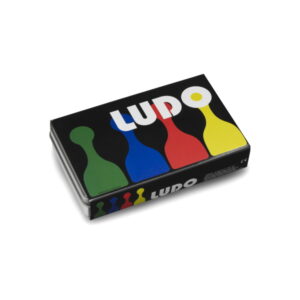 Ludo Game in a Silver Tin Box