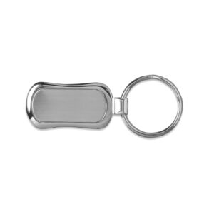 Rectangular Metal Keyring