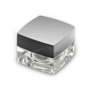 Lip Balm in Acrylic Pot - Silver