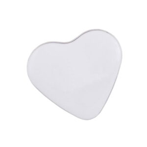 Heart Shaped Sweets Tin - White
