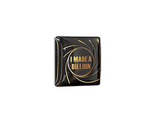Aluminium Clutch Pin Badge