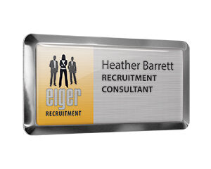 Metal Framed Name Badge