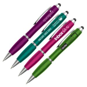 Coloured Curvy Stylus Pen