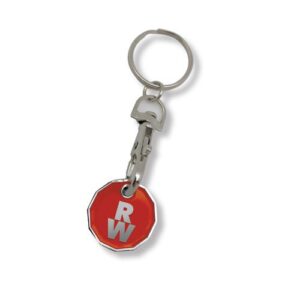 Pound Trolley Coin Keyring