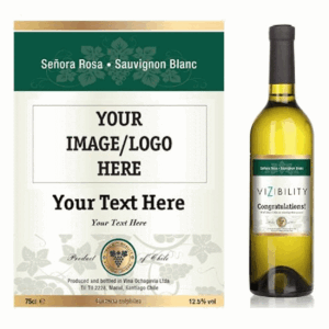 Personalised Senora Rosa (White Wine)