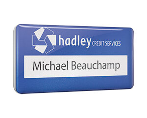 Scratch Resistant PVC Name Badge
