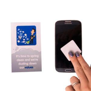 Microfibre Sticky Phone Screen Wipe