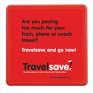 Square Plastic Coaster