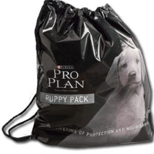 Duffle Style Plastic Drawstring Bag