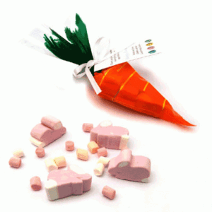 Easter Carrot Marshmallow Bags