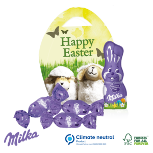 Milka Bunny and Egg Baskets